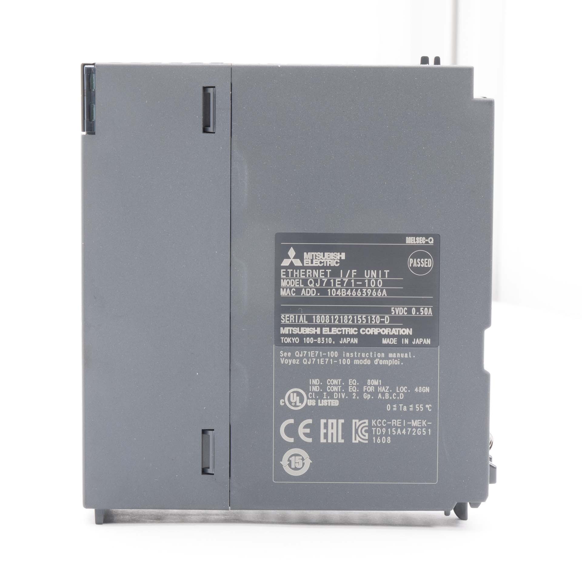 QJ71E71-100 | Mitsubishi Ethernet Module (Used)